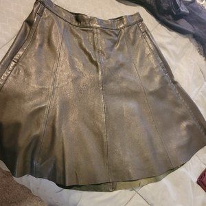 Leather skirt